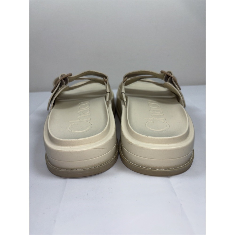 Chaco Cream Platform Slide Sandals - Picture 6 of 16